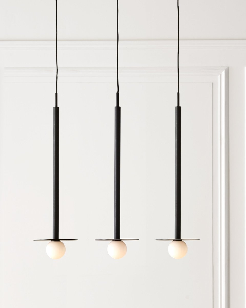 Suspension simple Nodes - Noir de minuit 30" by Visual Comfort Studio | Luminaires & cie