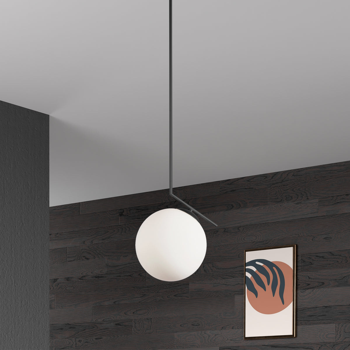 Suspension Orion Noir / Noir mat – vue 2