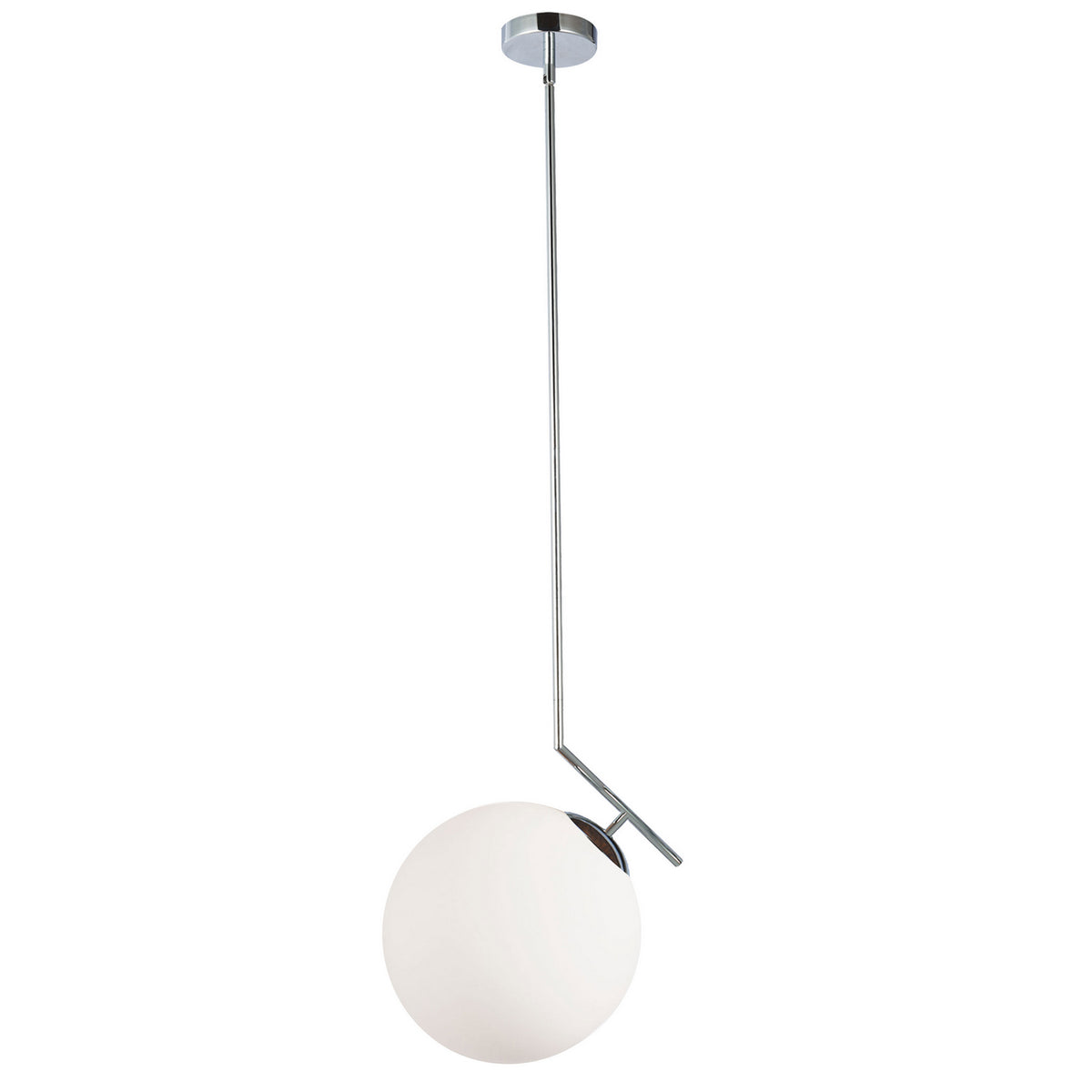 Suspension Orion Blanc / Chrome poli – Dainolite