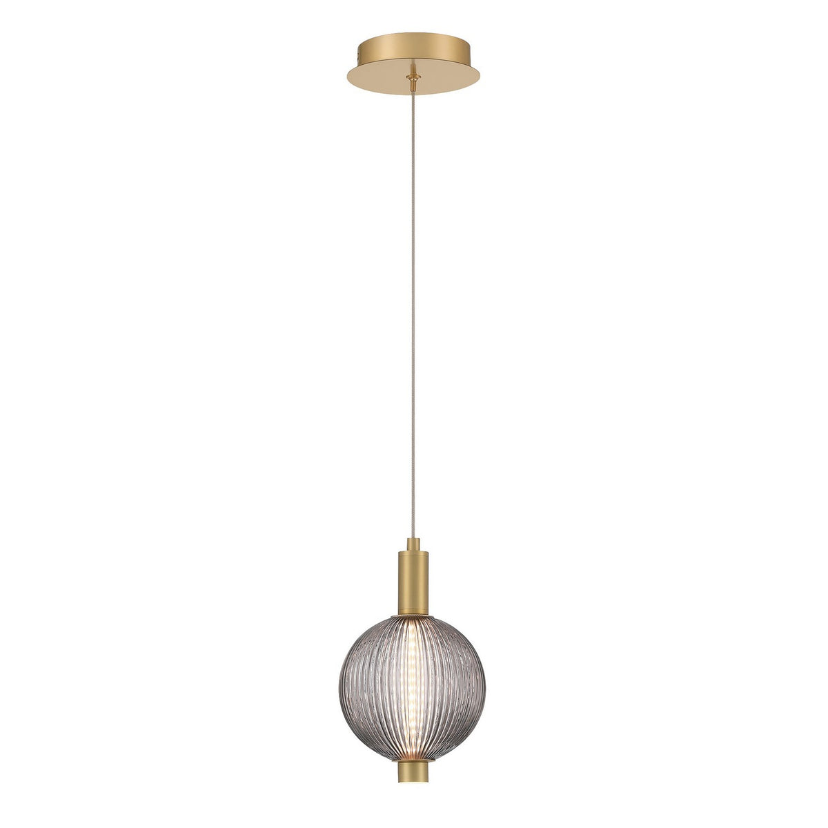 Mini-suspension Palmas Or, nombre ampoules 1 – Eurofase