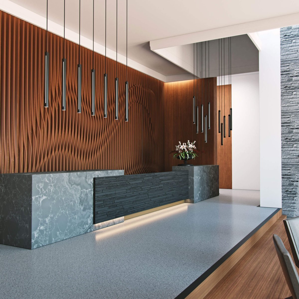 Suspension simple PDLED