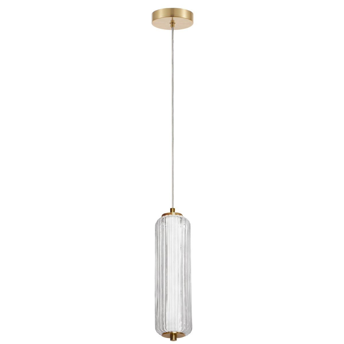 Suspension simple Ramona - Laiton vieilli by Dainolite | Luminaires & cie