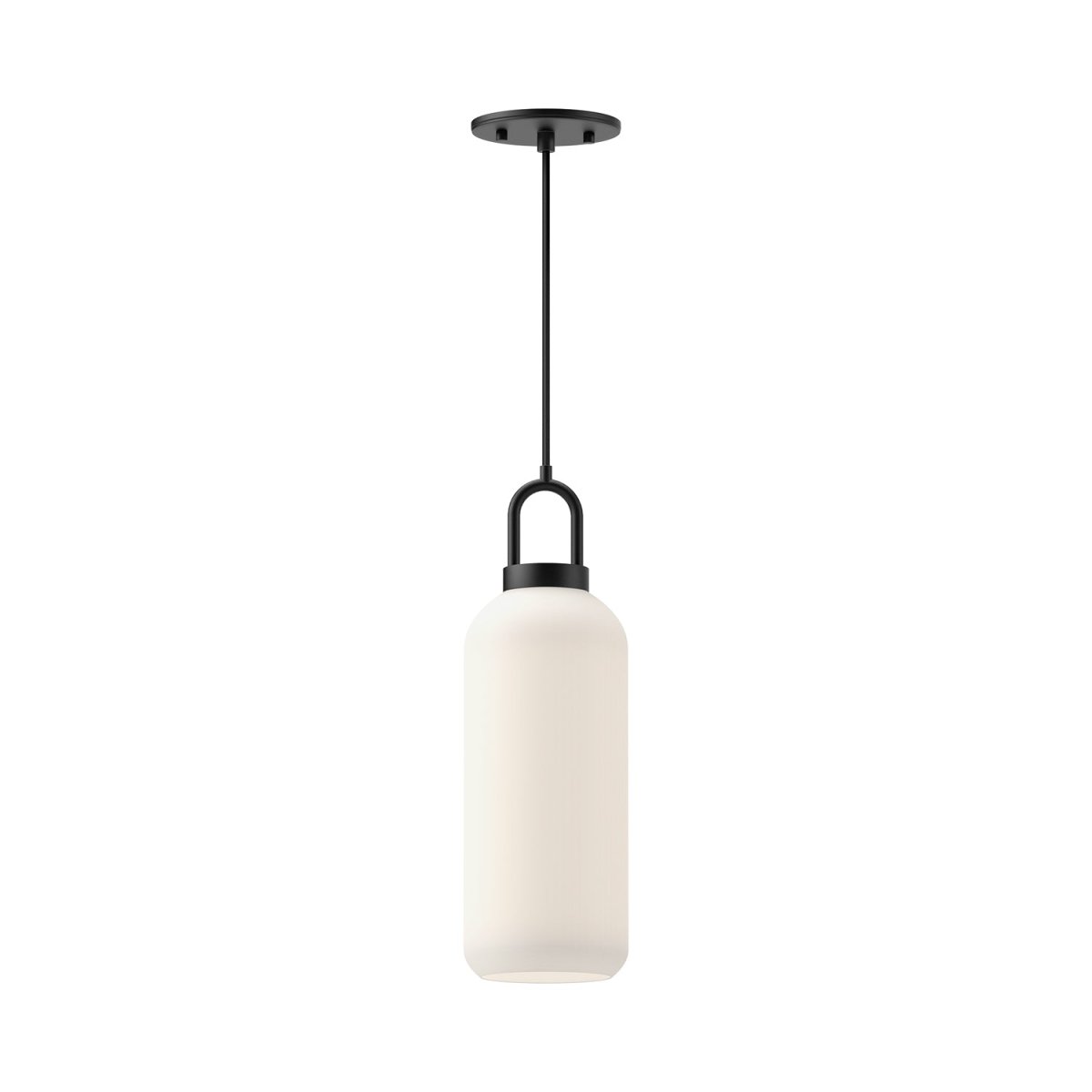 Suspension Soji - Verre mate mat / opale mate 5 1/8" by Alora Lighting | Luminaires & cie