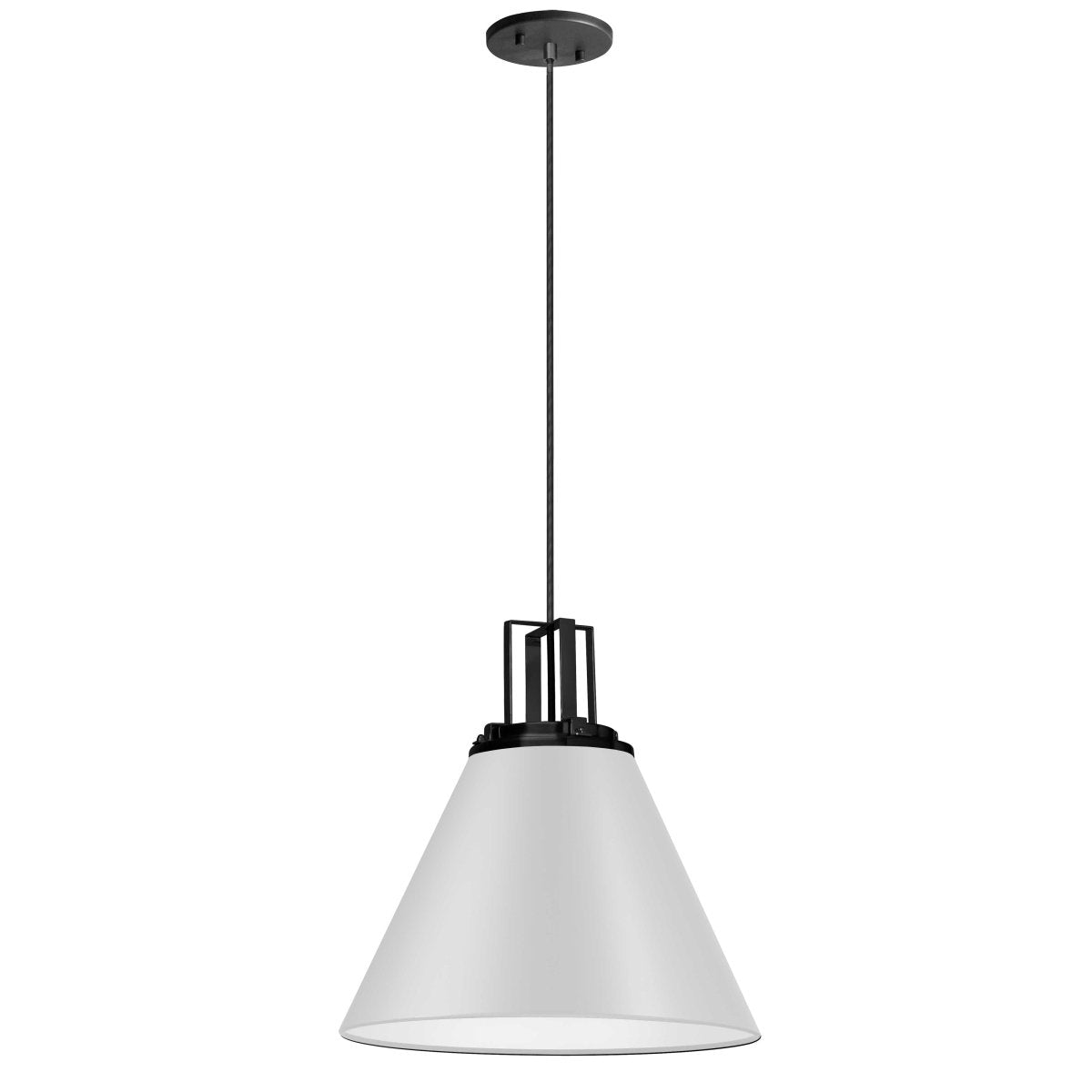 Suspension Sonus - Noir Blanc by Dainolite | Luminaires & cie