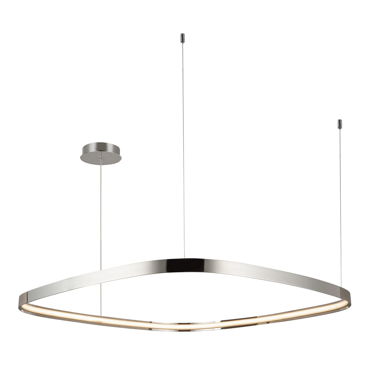 Suspension soucoupe Yukon Nickel poli – Kuzco Lighting