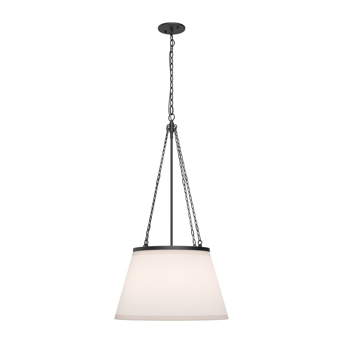 Suspension Speakeasy - Lin noir / blanc mat by Alora Lighting | Luminaires & cie