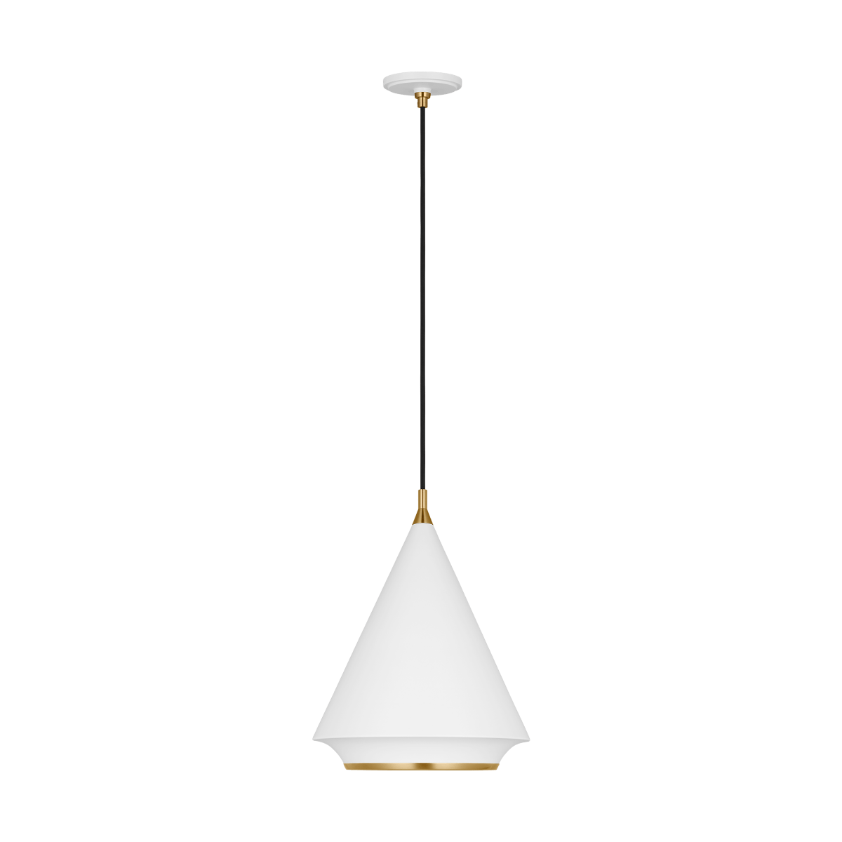 Suspension Stanza - Blanc mat 14 7/8" by Visual Comfort Studio | Luminaires & cie