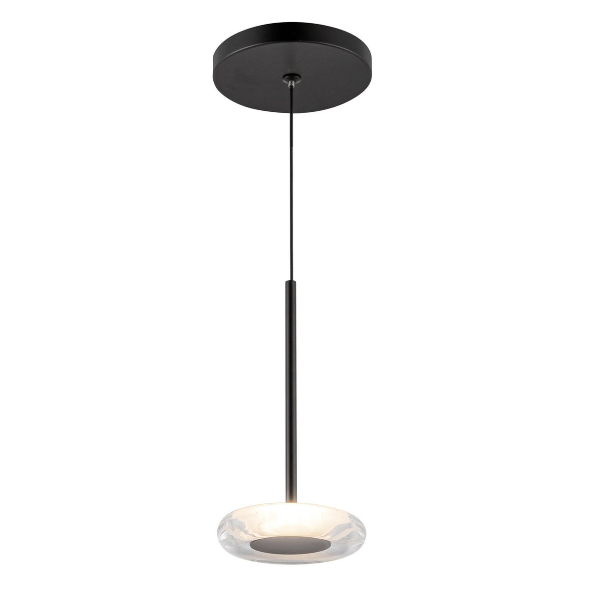 Mini-suspension Stephord Noir / Transparent – Kuzco Lighting