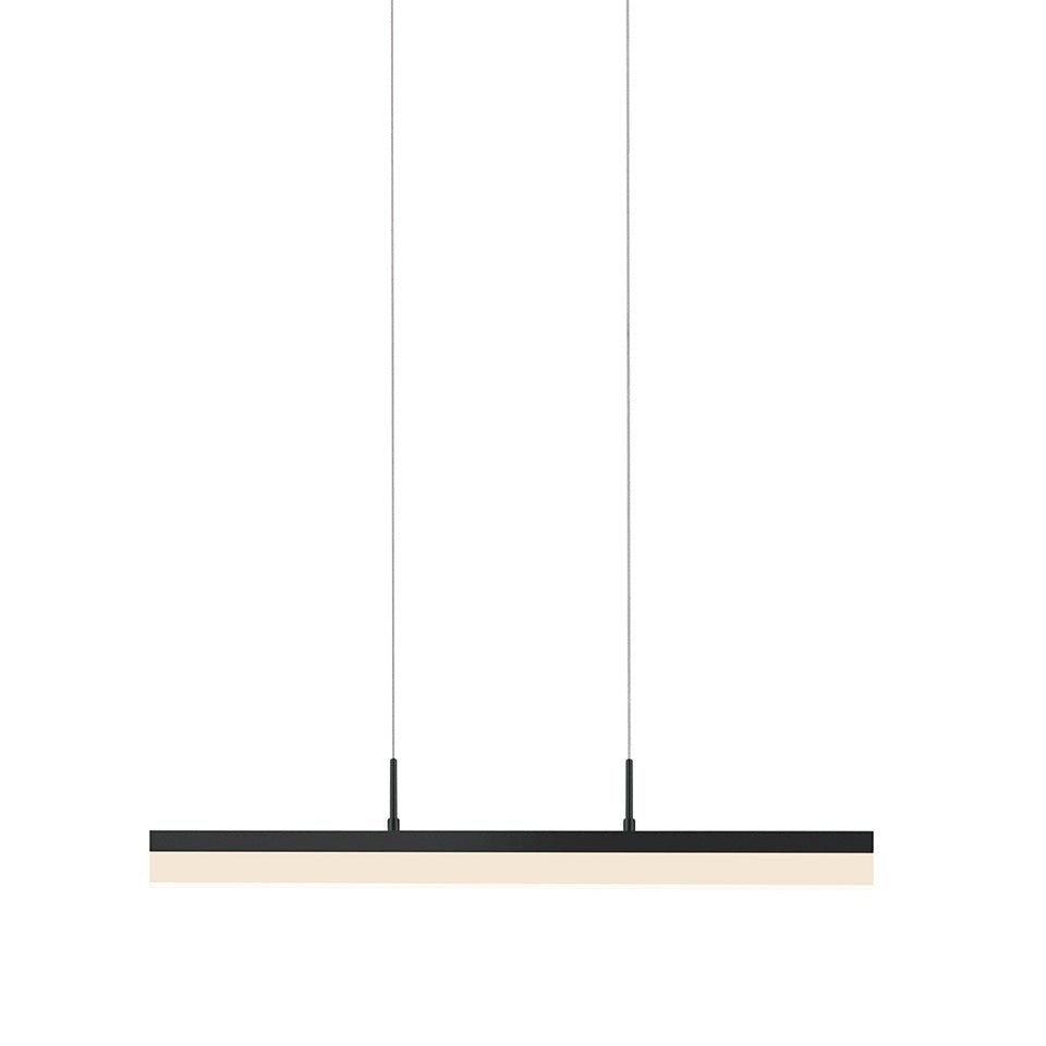 Suspension Stiletto - Noir Satiné 24.25" by Sonneman | Luminaires & cie