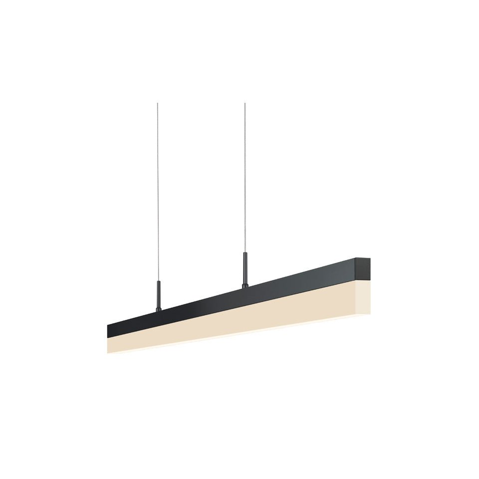 Suspension Stiletto - Noir Satiné 44.25" by Sonneman | Luminaires & cie