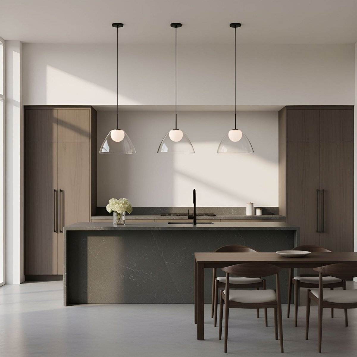 Suspension Suma - Laiton satiné by Visual Comfort Studio | Luminaires & cie