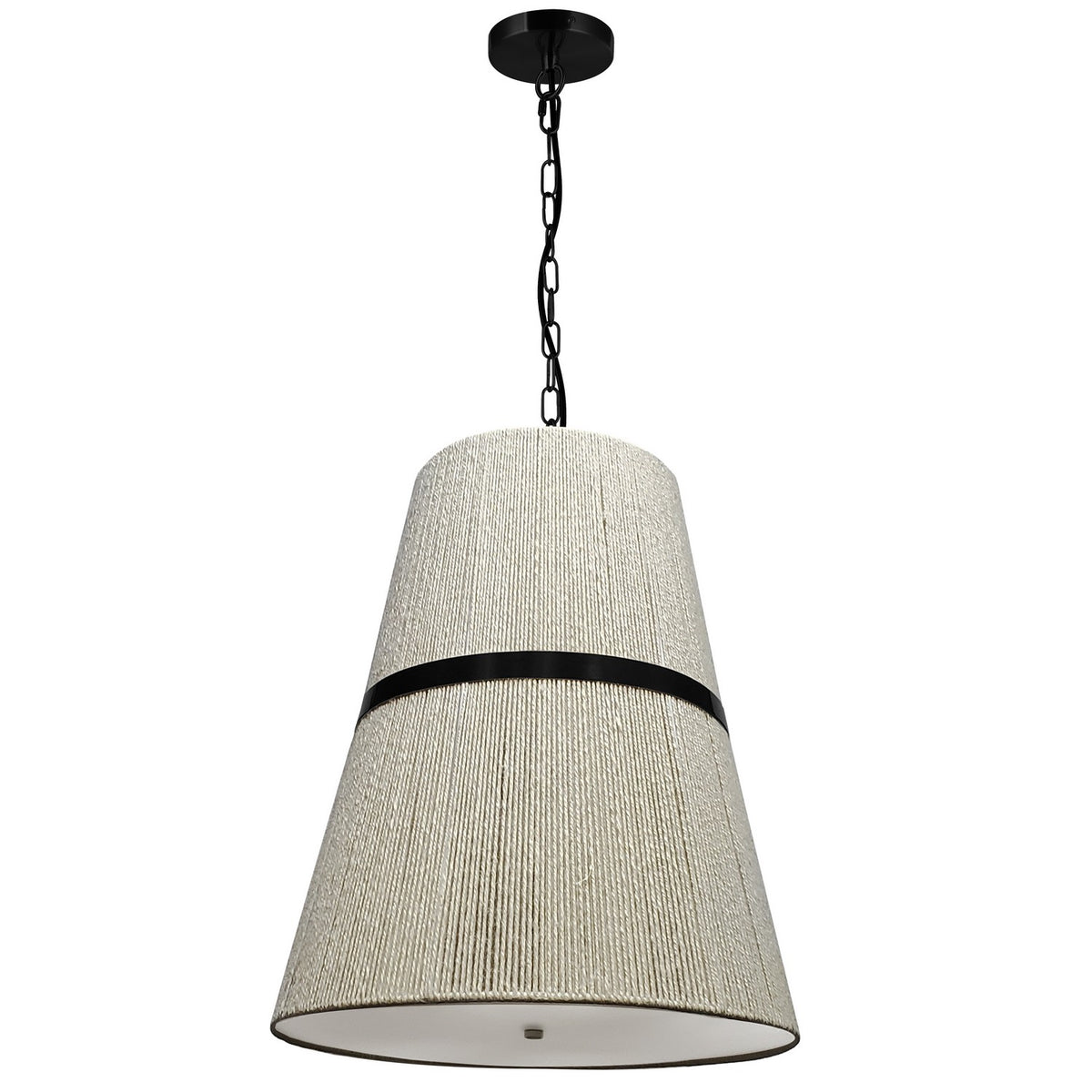 Suspension Sylvie Blanc / Noir mat – Dainolite