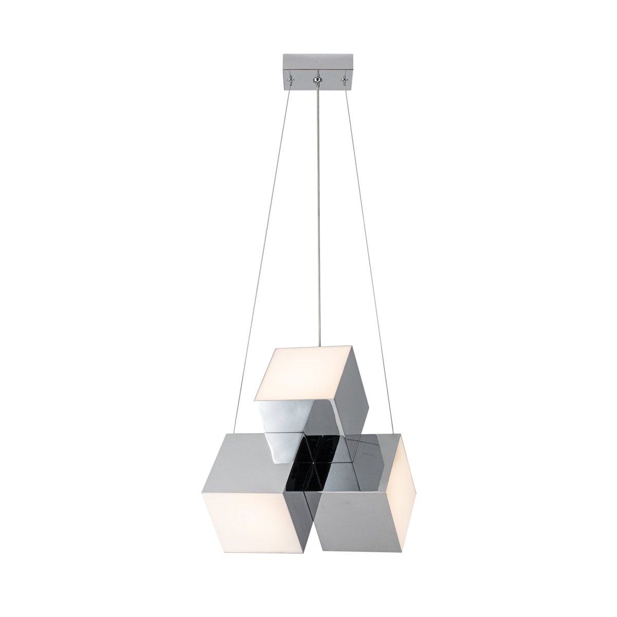 Suspension Tetra - Chrome by Kuzco Lighting | Luminaires & cie
