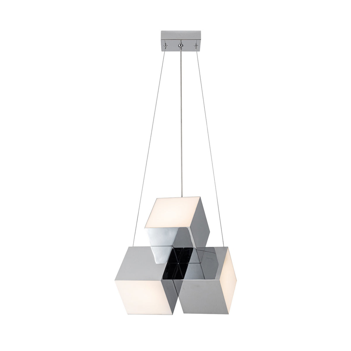 Suspension multiple Tetra Chrome – Kuzco Lighting