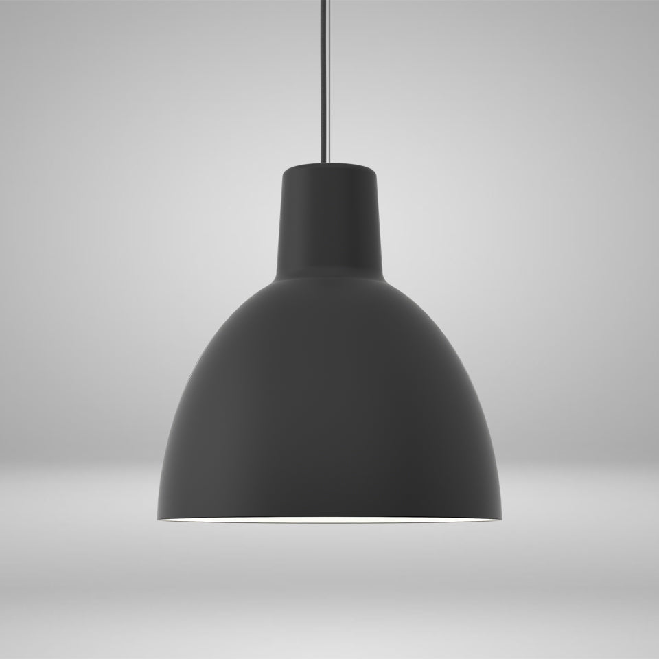 Suspension Toldbod - Noir 4.7" by Louis Poulsen | Luminaires & cie