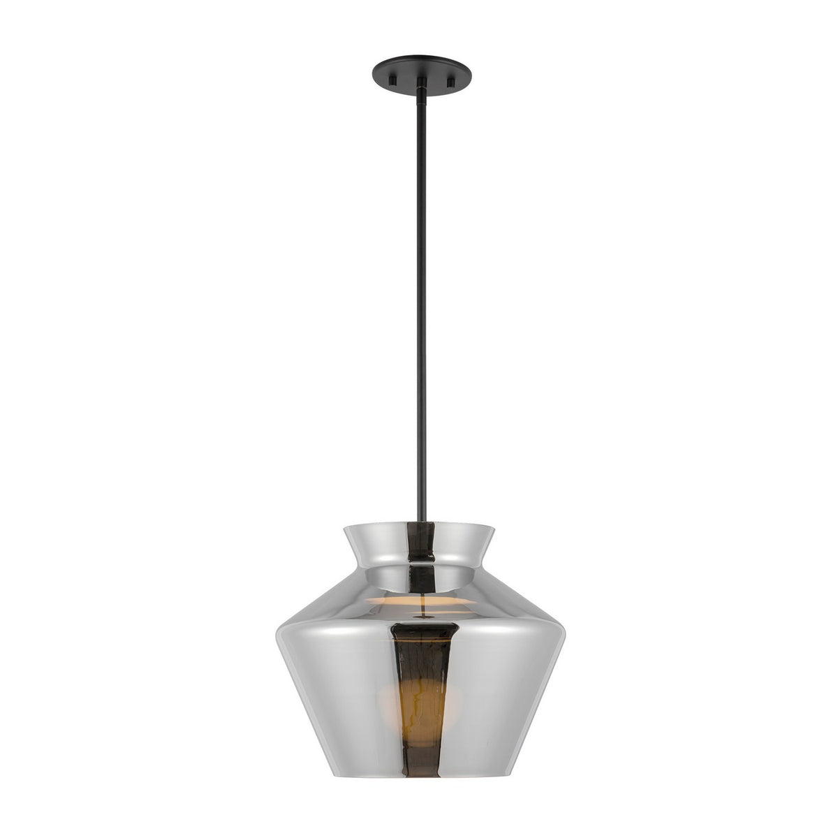 Suspension toupie Trinity Noir / Chrome – Kuzco Lighting