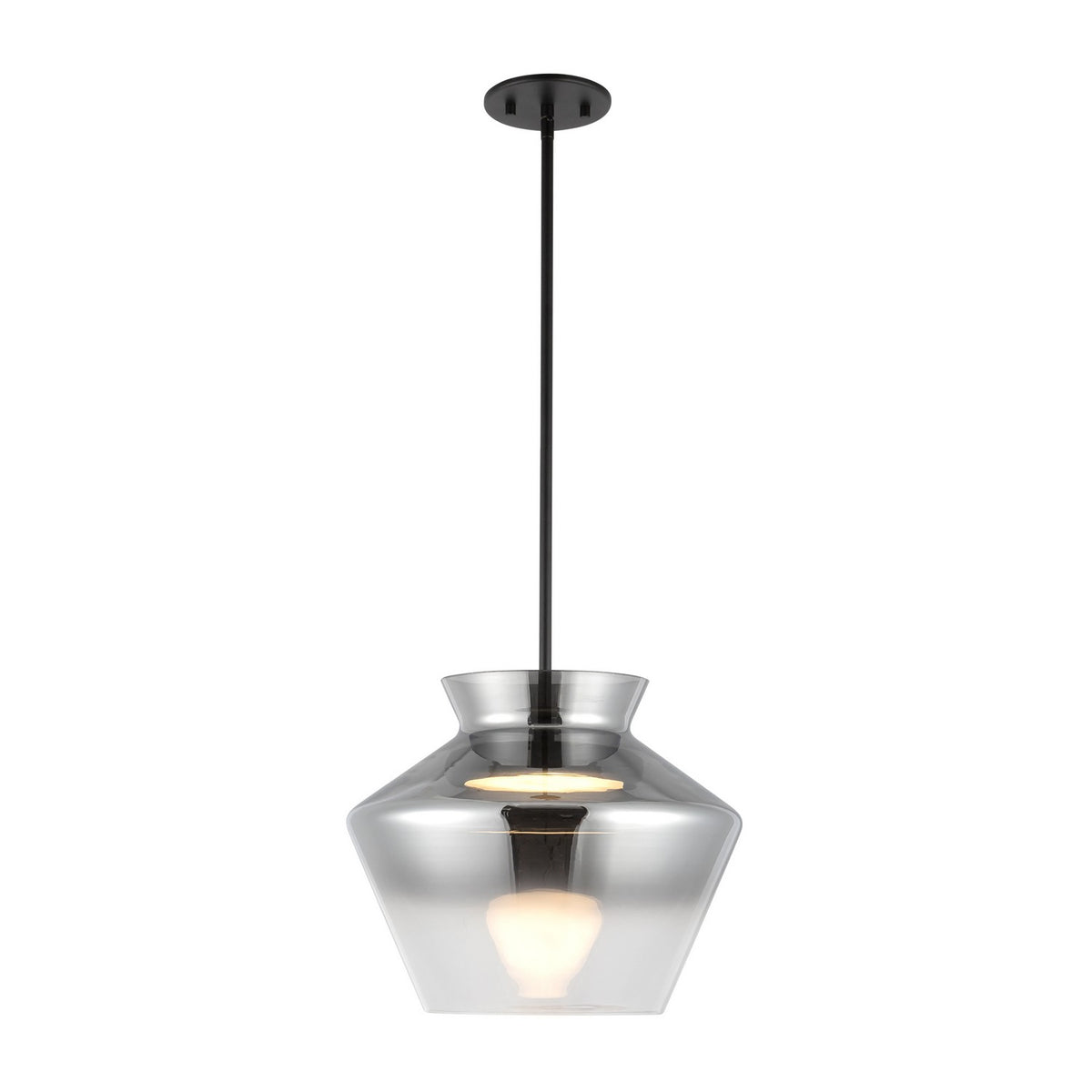 Suspension toupie Trinity Noir / Fumé – Kuzco Lighting