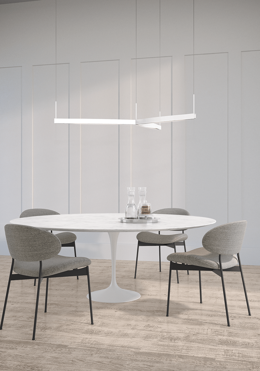 Suspension Tri - Star Ola - Noir Satiné by Sonneman | Luminaires & cie