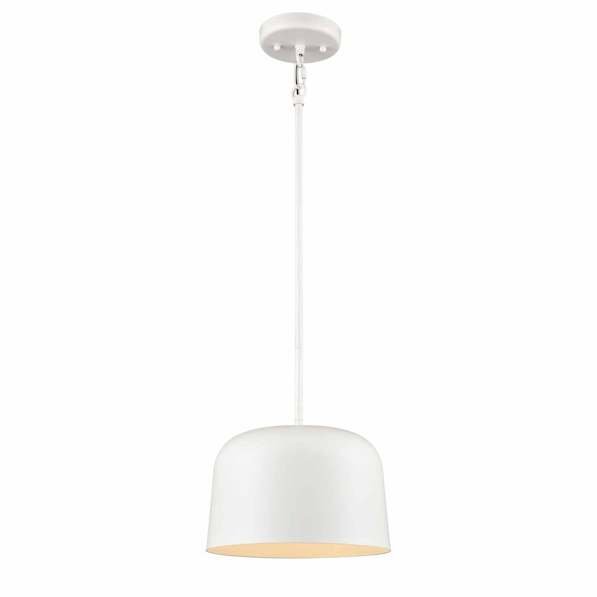 Suspension Tuque - Matt White 10" by DVI Lighting | Luminaires & cie