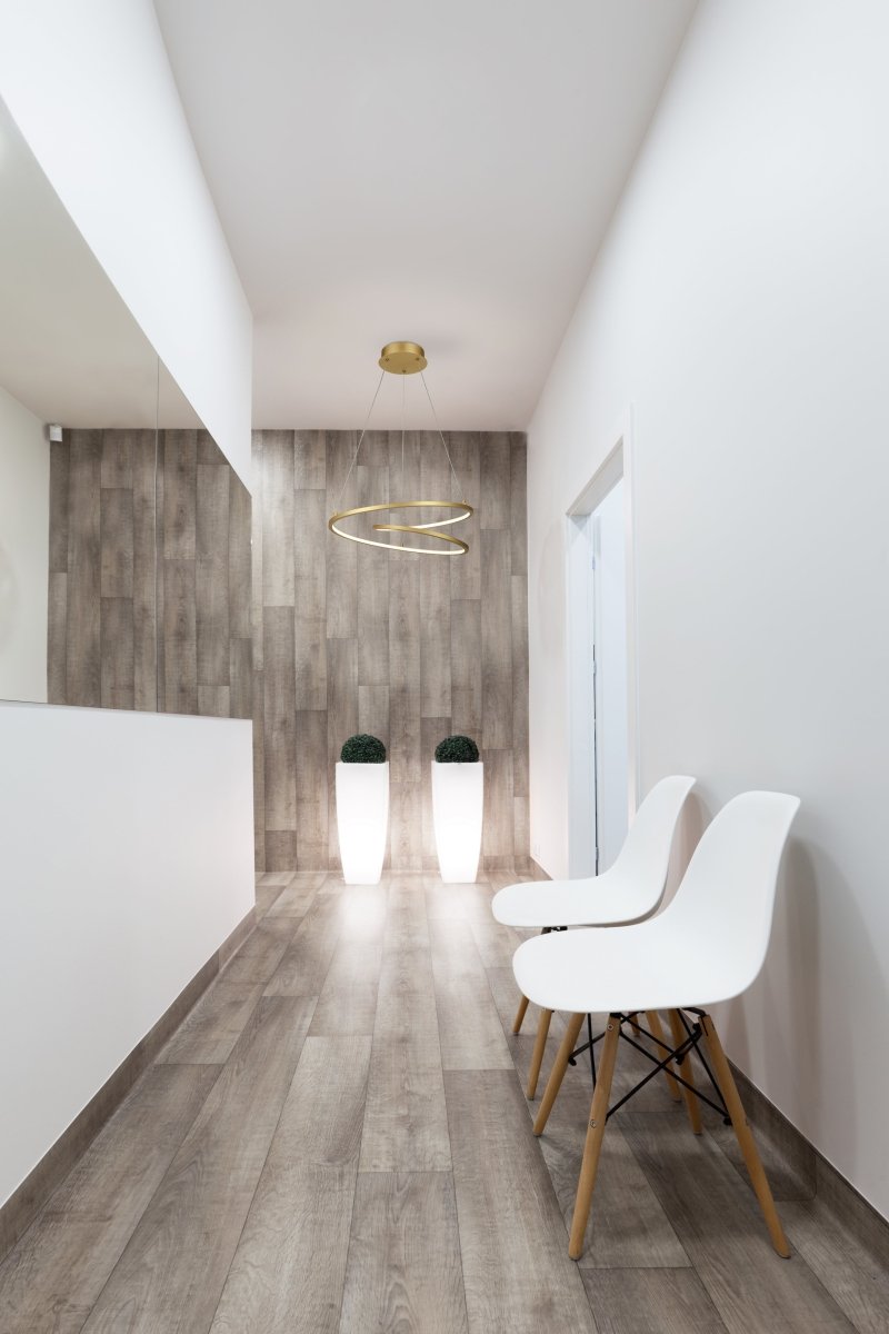 Suspension Twist - Laiton antique 19" by Kuzco Lighting | Luminaires & cie