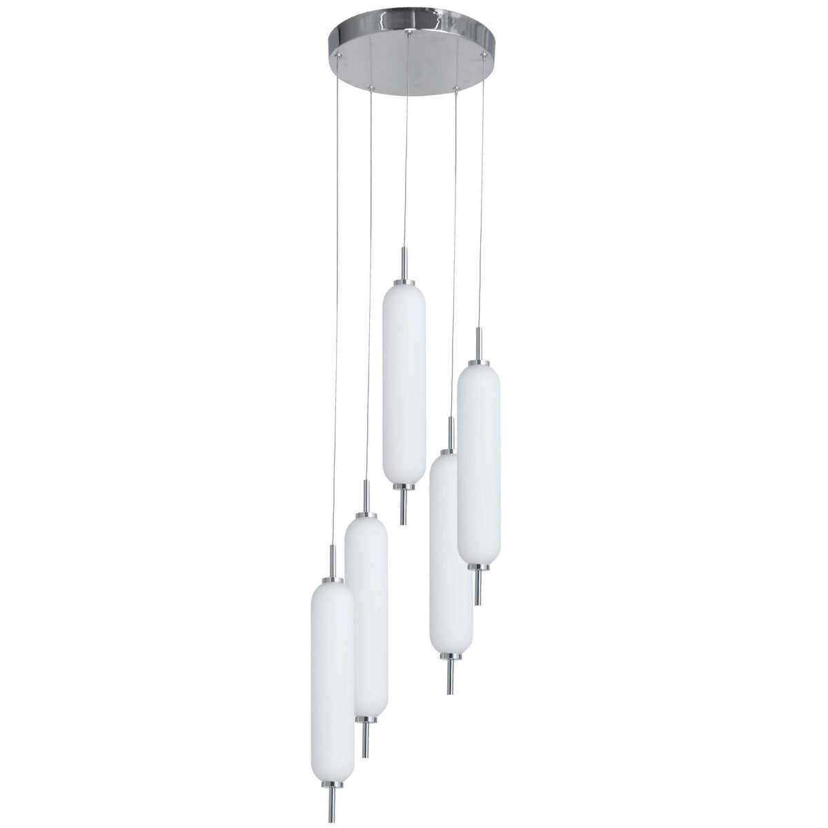 Suspension multiple Typha 12", Chrome poli – Dainolite
