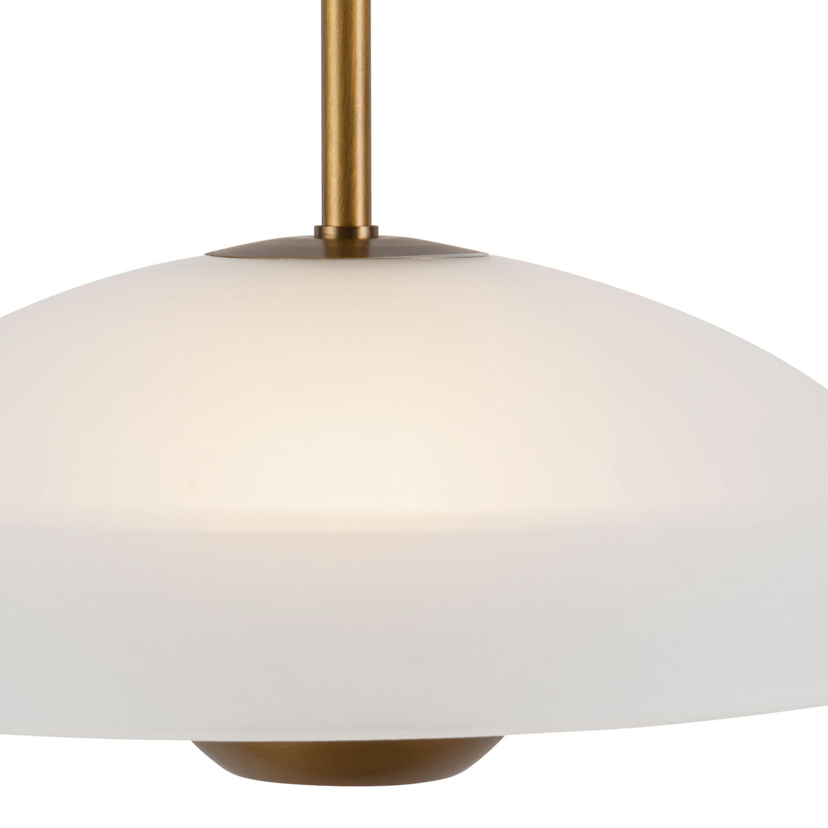 Suspension Umbra Laiton vieilli / Verre opale – vue 5