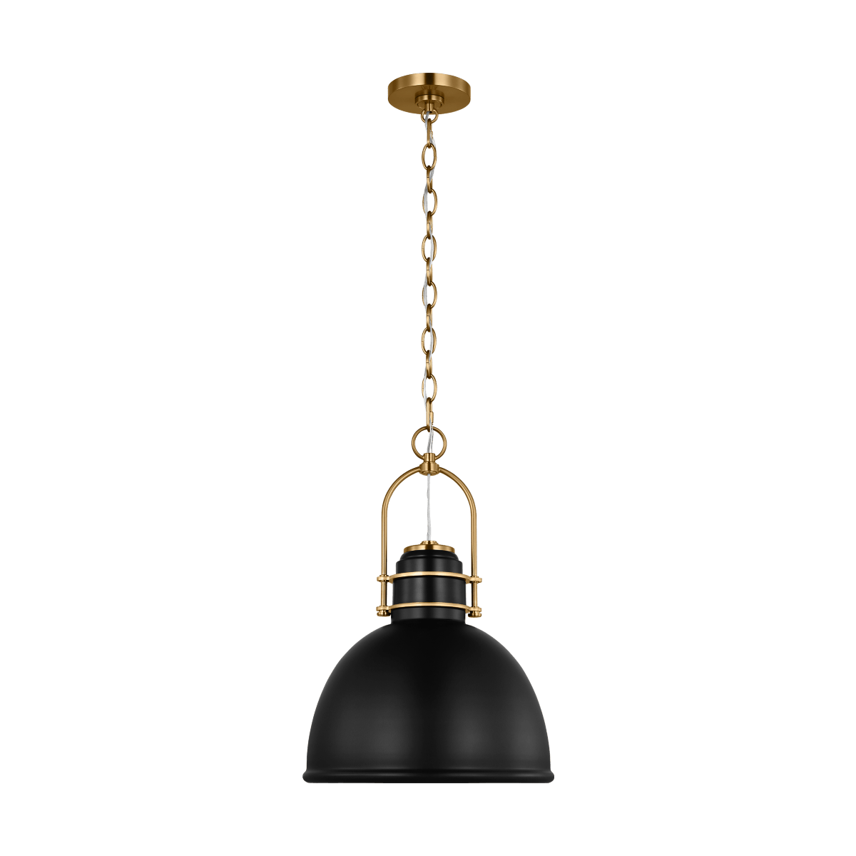 Suspension Upland - Noir de minuit et laiton brunis by Visual Comfort Studio | Luminaires & cie