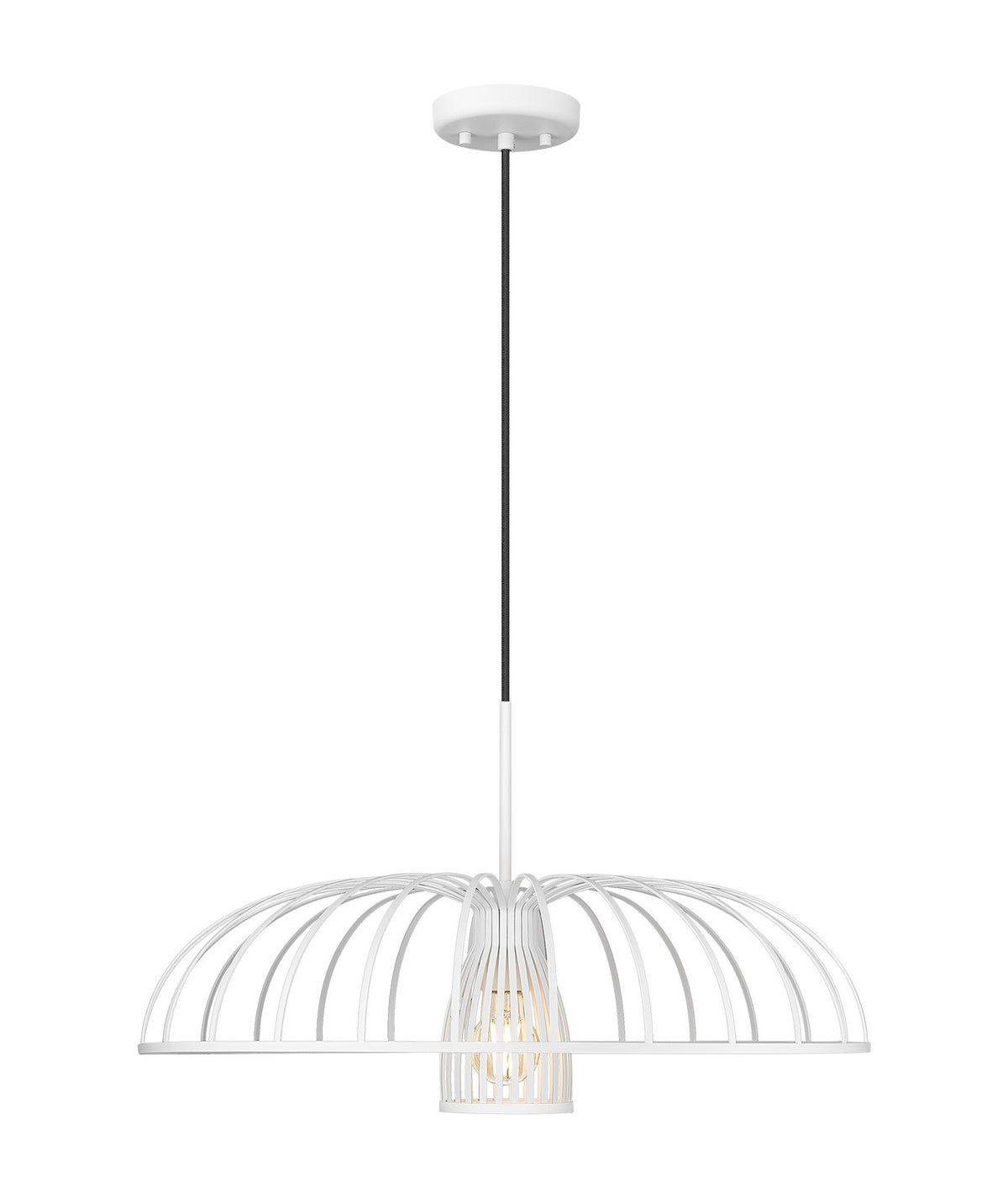 Suspension Valencia Blanc texturé, 24" – Z-Lite