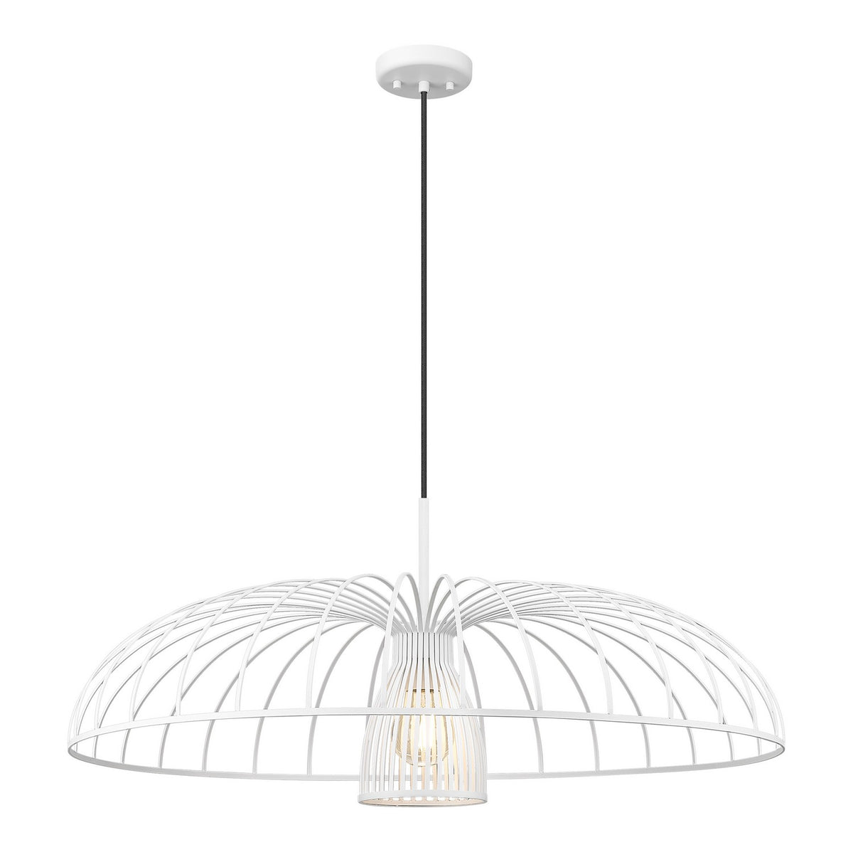 Suspension Valencia Blanc texturé, 35" – vue 4