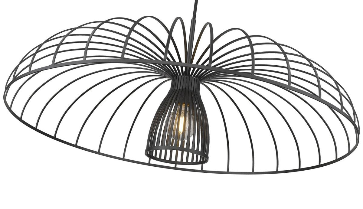Suspension Valencia - Blanc texturé 35" by Z-Lite | Luminaires & cie