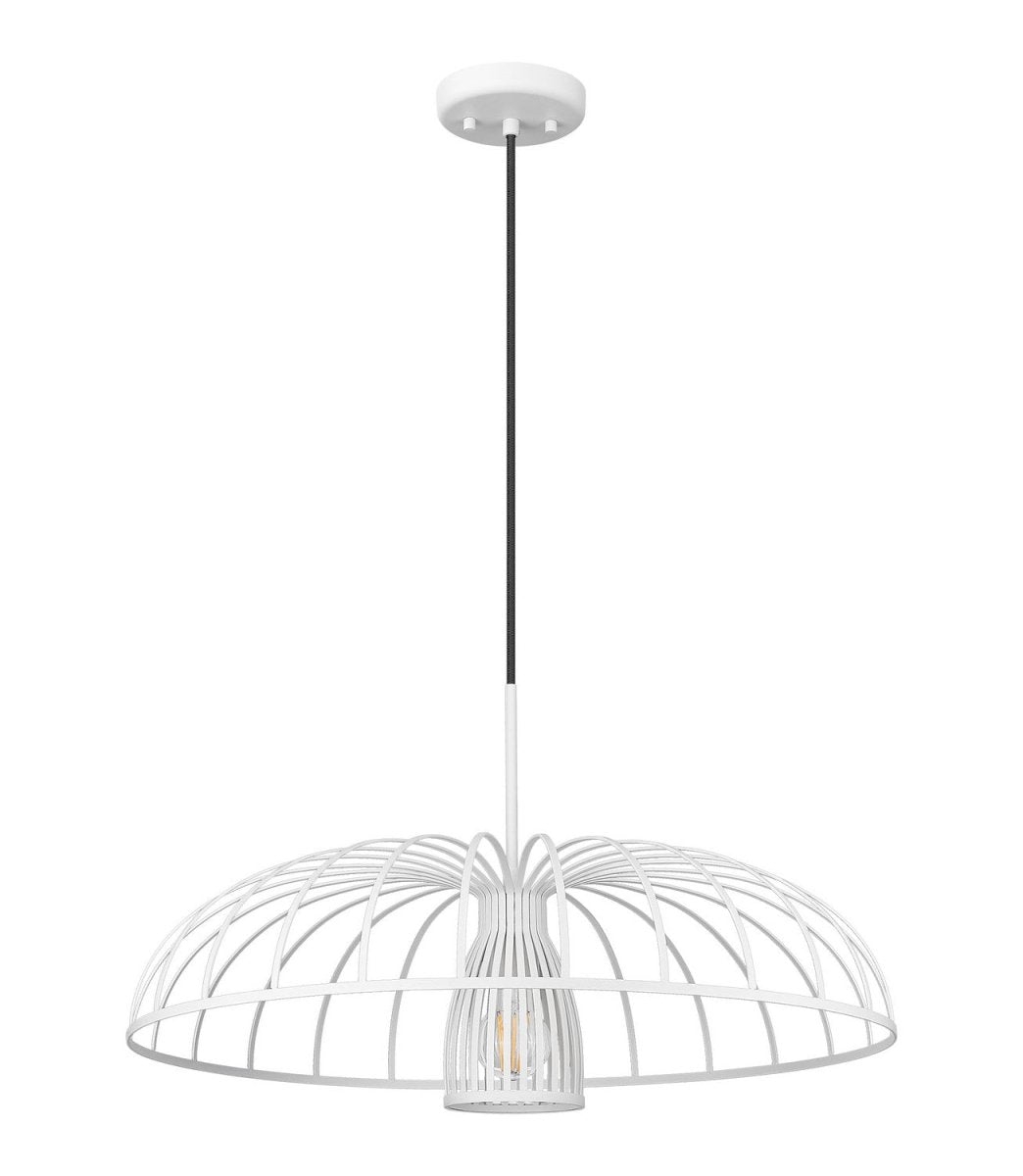 Suspension Valencia - Blanc texturé 35" by Z-Lite | Luminaires & cie