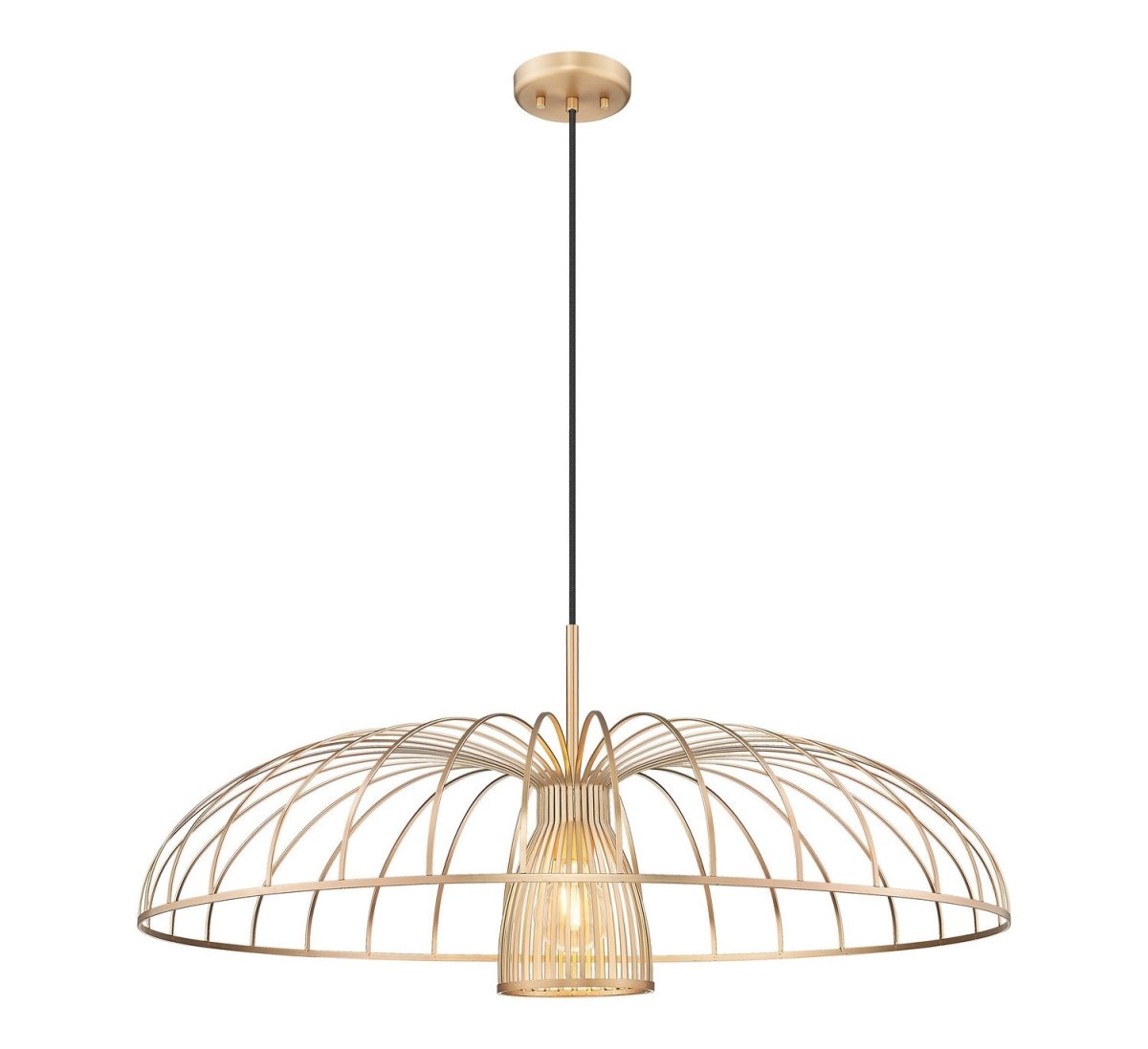 Suspension Valencia - Blanc texturé 35" by Z-Lite | Luminaires & cie