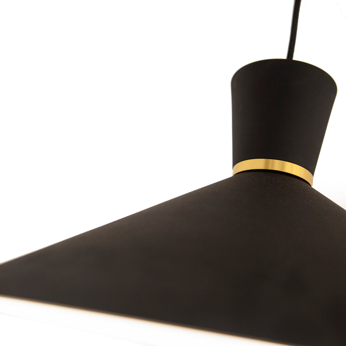 Suspension Vanderbilt Noir / Or – vue 2