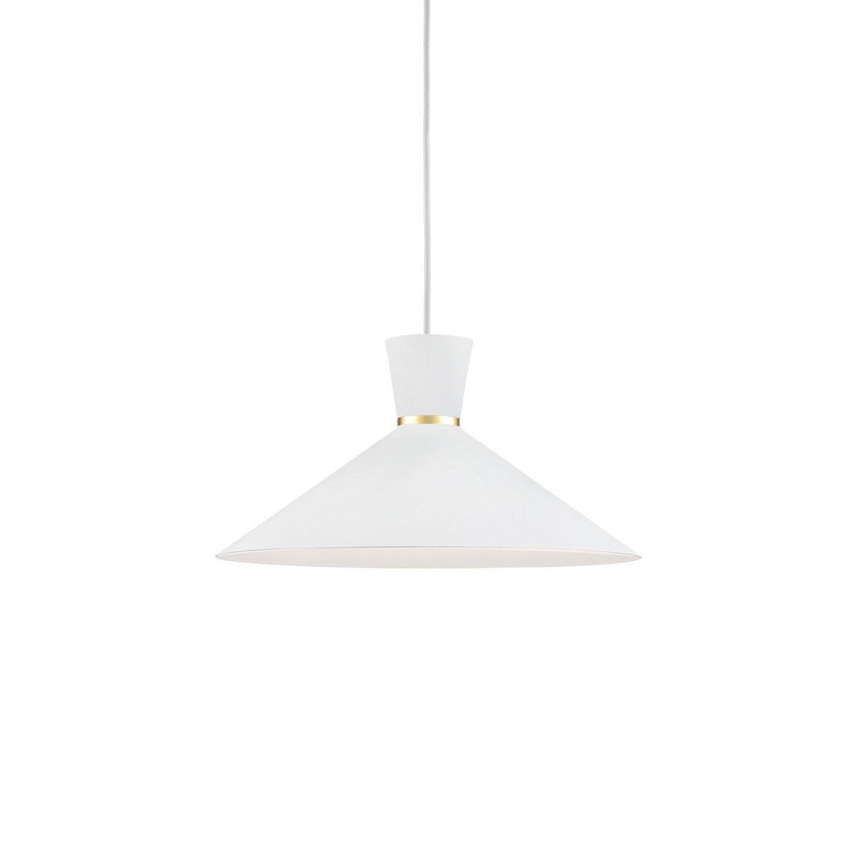 Suspension Vanderbilt - Blanc / Or by Kuzco Lighting | Luminaires & cie