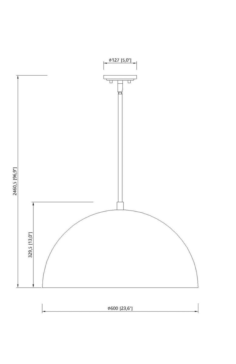 Suspension Vega - Blanc mat 31 1/2" by Z-Lite | Luminaires & cie
