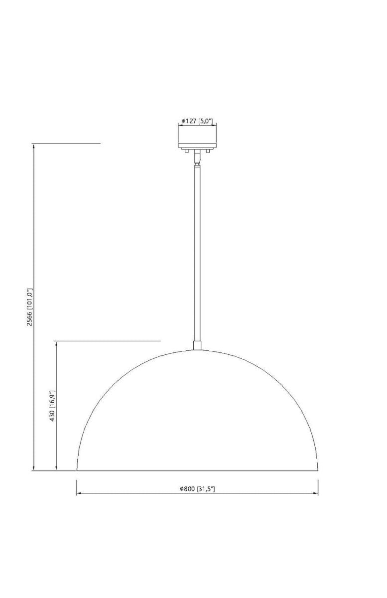 Suspension Vega - Blanc mat 31 1/2" by Z-Lite | Luminaires & cie