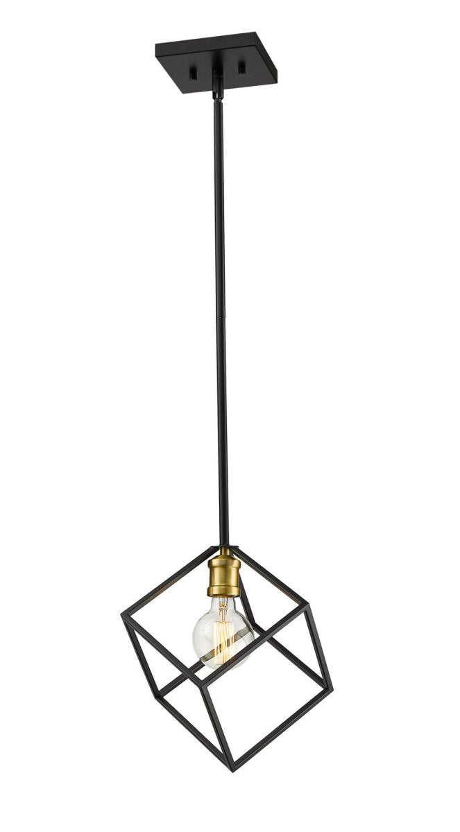 Suspension Vertical - Bronze + Laiton vieilli 11 1/4" by Z-Lite | Luminaires & cie