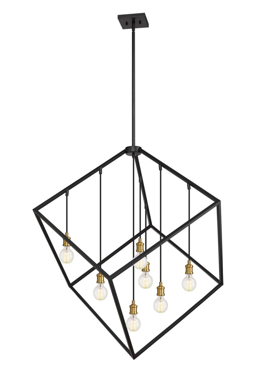 Suspension Vertical - Bronze + Laiton vieilli 44" by Z-Lite | Luminaires & cie