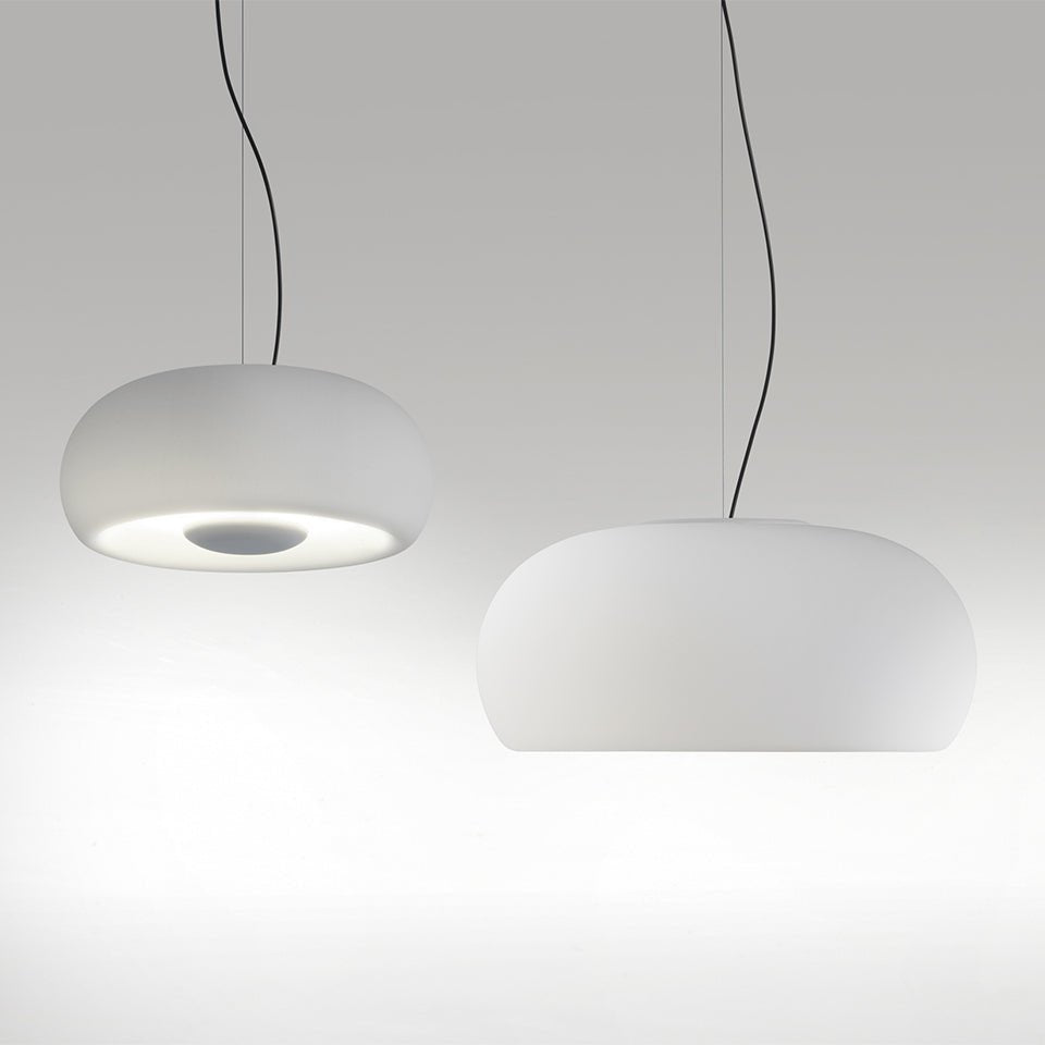 Suspension Vetra - Blanc Vetra 43 (16.92") 0 - 10V by Marset | Luminaires & cie