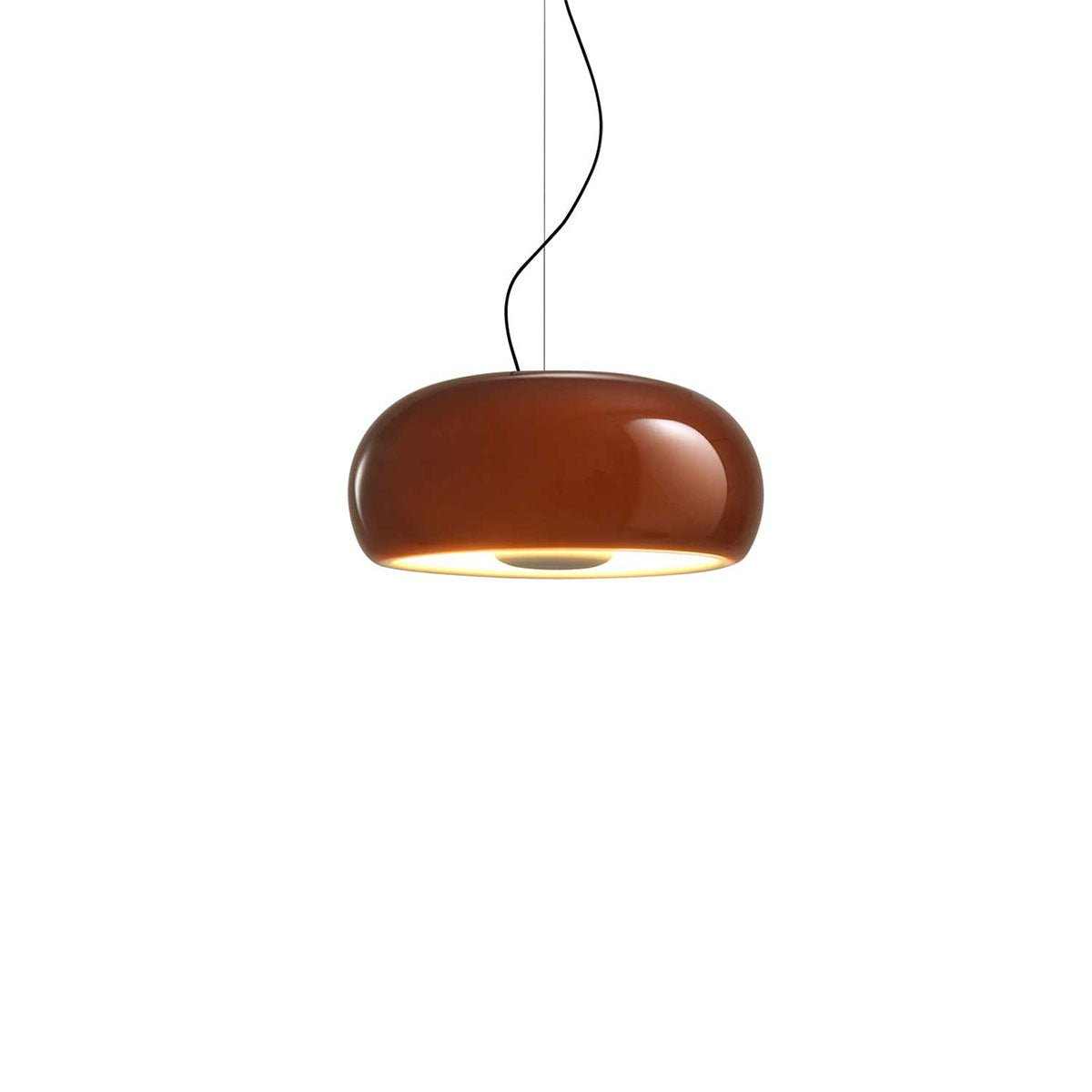 Suspension Vetra - Amber Vetra 43 (16.92") 0 - 10V by Marset | Luminaires & cie