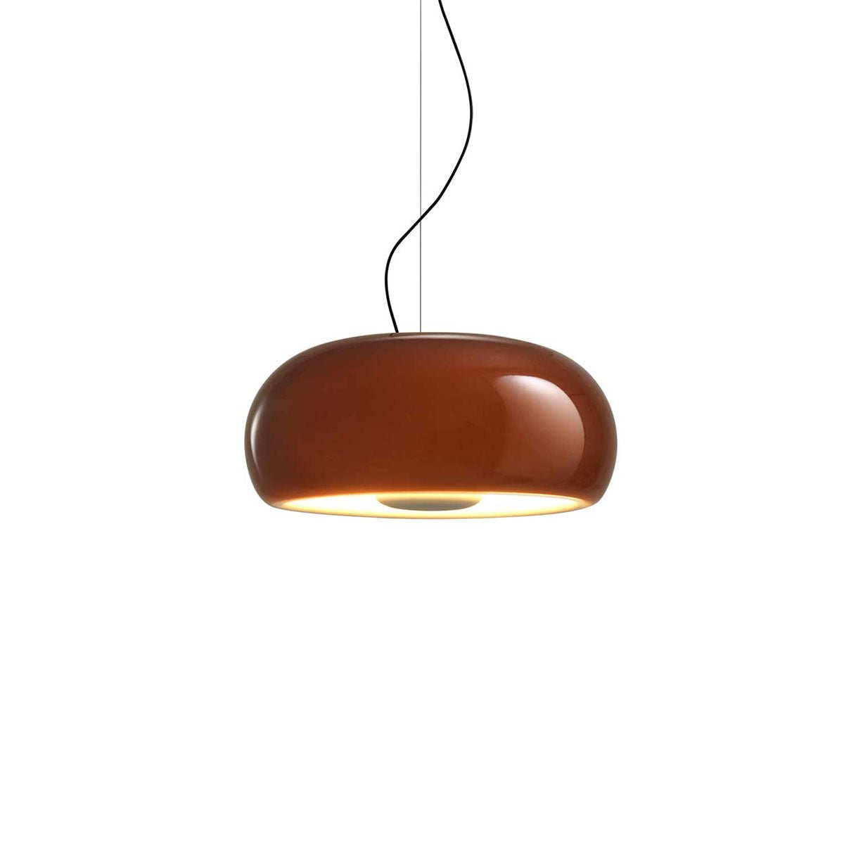 Suspension Vetra - Amber Vetra 43 (16.92") 0 - 10V by Marset | Luminaires & cie