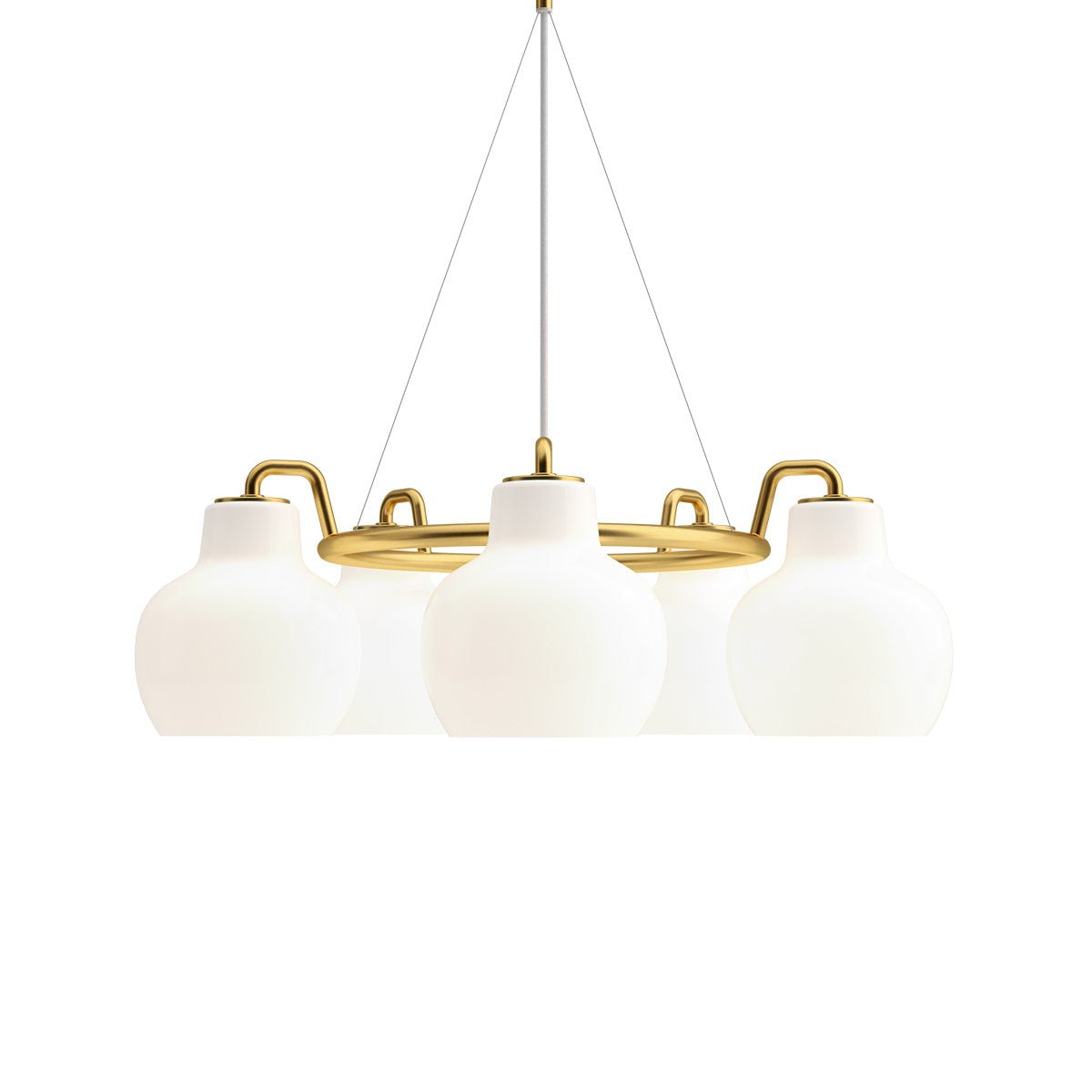 Suspension VL Crown - 5 - lumières by Louis Poulsen | Luminaires & cie