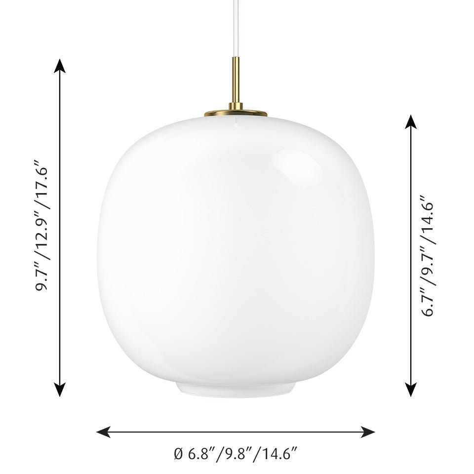 Suspension VL45 Radiohus - 14.6" DEL DIM2WRM 3000°K - 1800°K by Louis Poulsen | Luminaires & cie