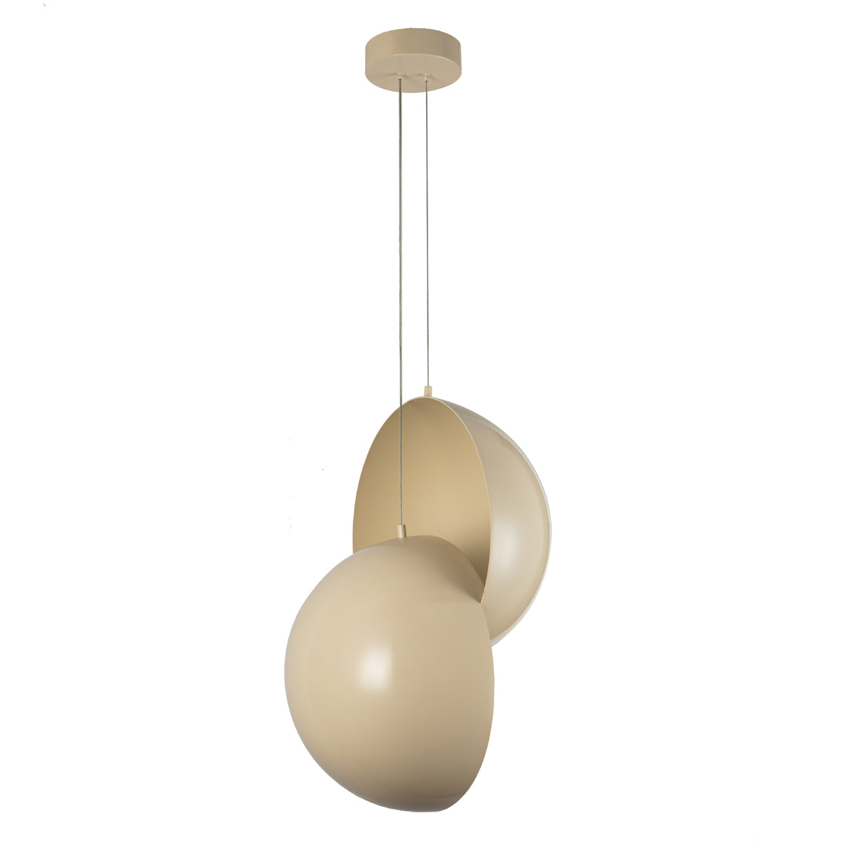 Suspension Void Blanc – vue 3
