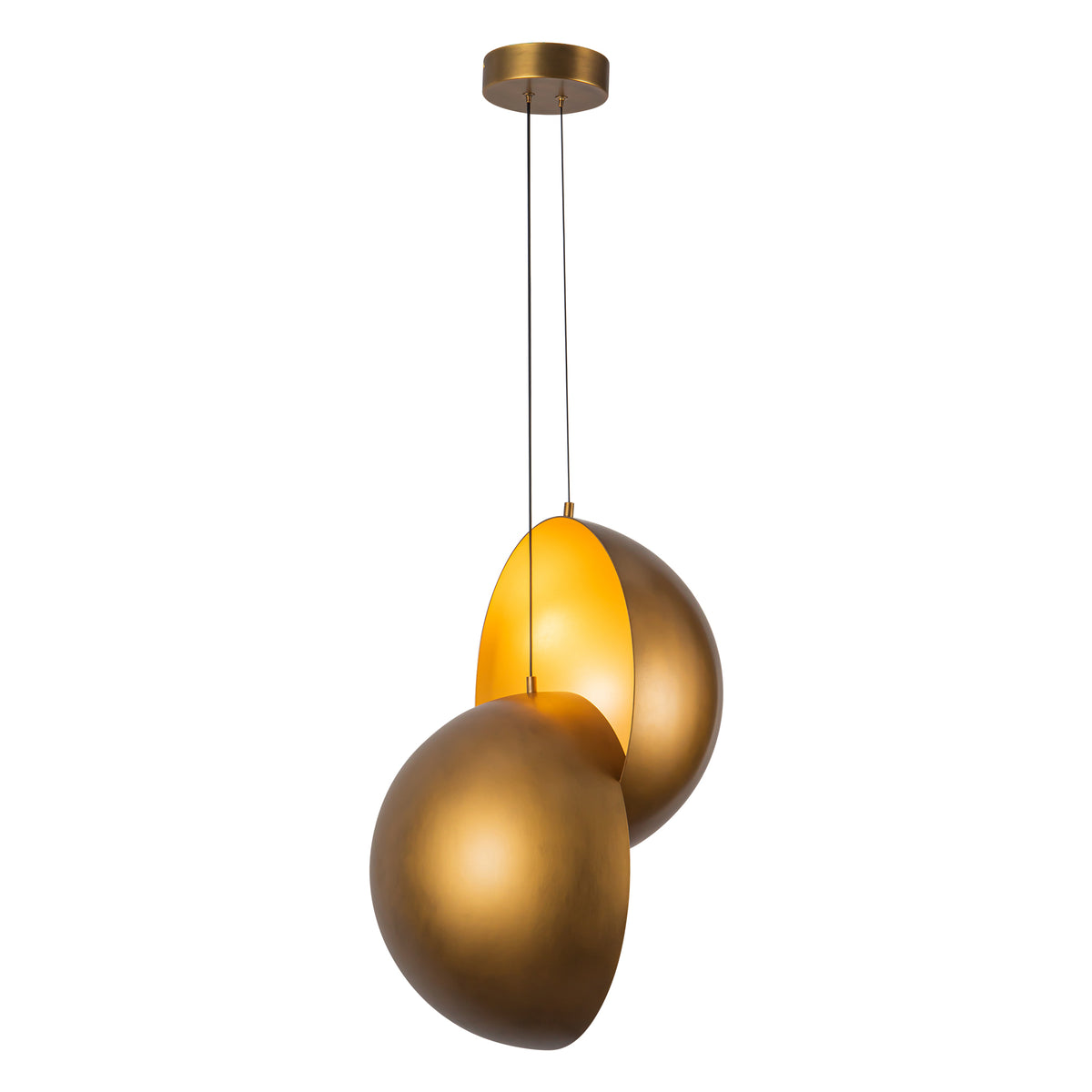 Suspension Void Laiton vintage – vue 2