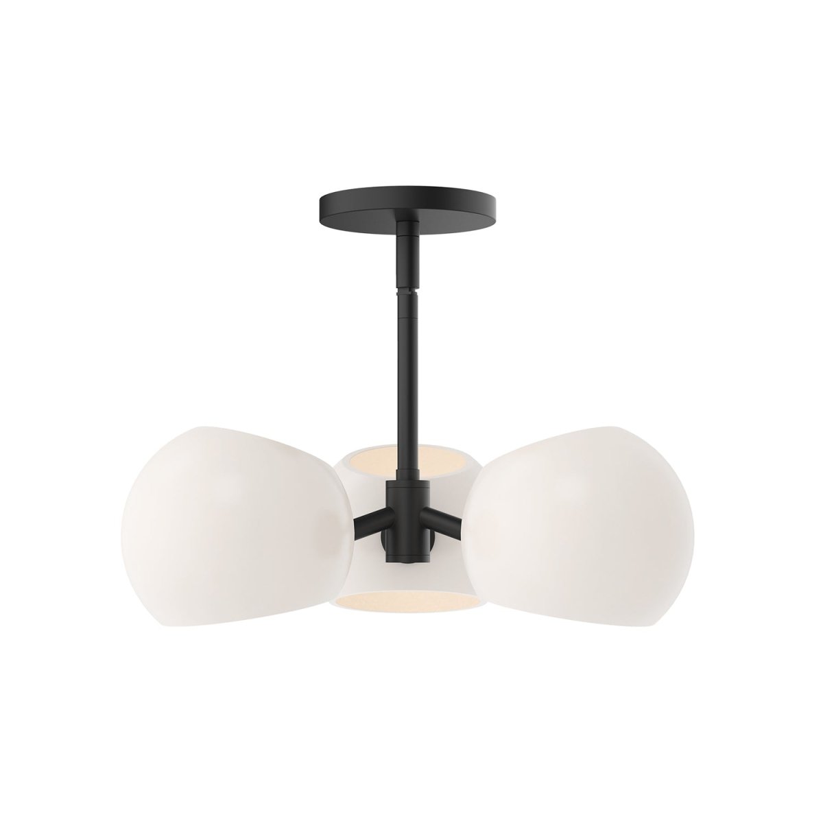 Suspension Willow - Verre mate mat / opale mate by Alora Lighting | Luminaires & cie
