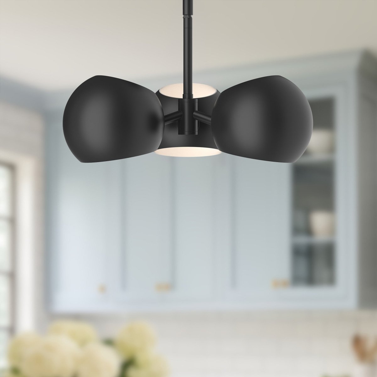 Suspension Willow - Noir mat by Alora Lighting | Luminaires & cie