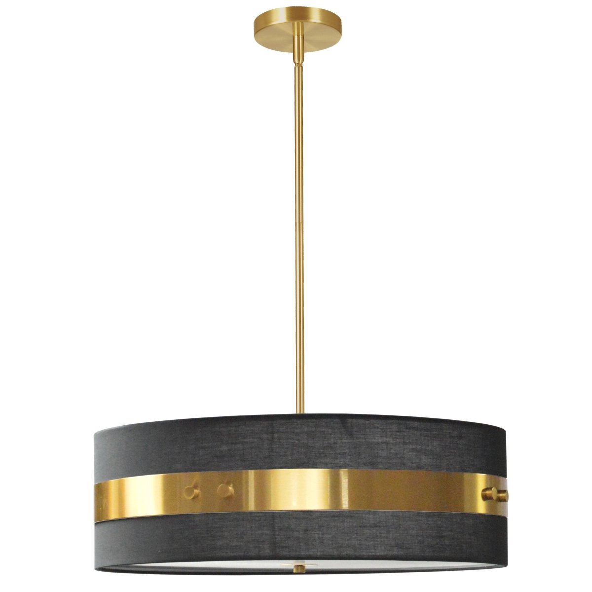 Suspension Willshire - Noir by Dainolite | Luminaires & cie