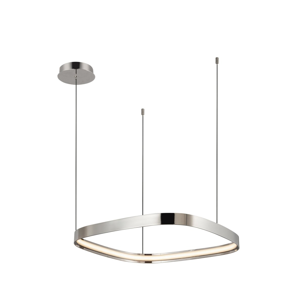 Suspension Yukon - Nickel poli 19 3/4" by Kuzco Lighting | Luminaires & cie