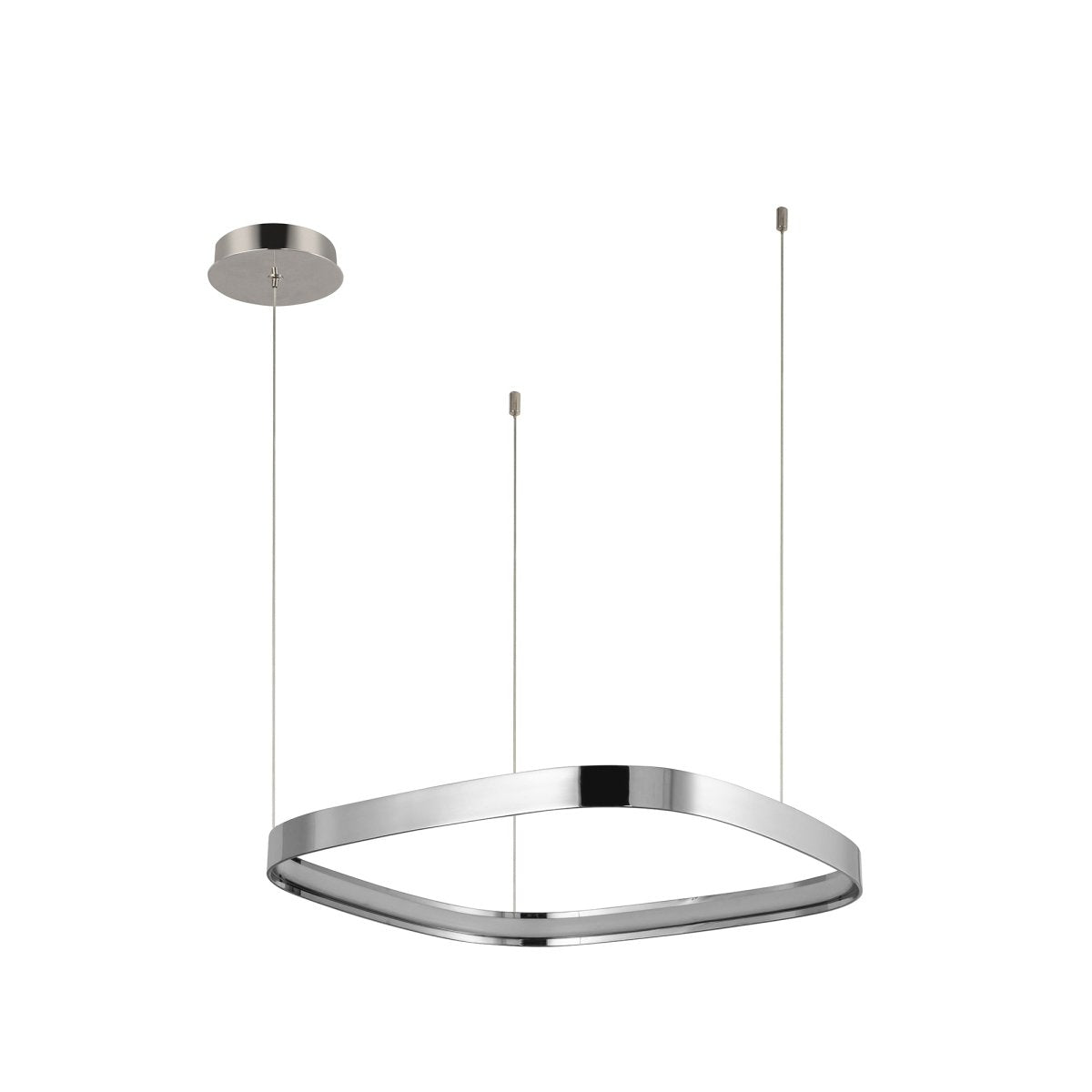 Suspension Yukon - Nickel poli 19 3/4" by Kuzco Lighting | Luminaires & cie